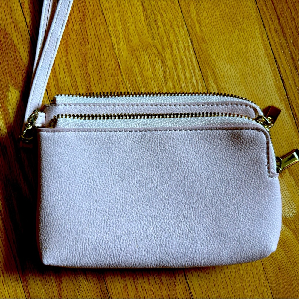 Small pink clutch